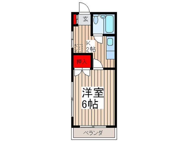 島崎ハイツの物件間取画像